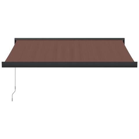 Tenda Sole Retrattile Manuale 350x250 Cm Marrone - Foto 3