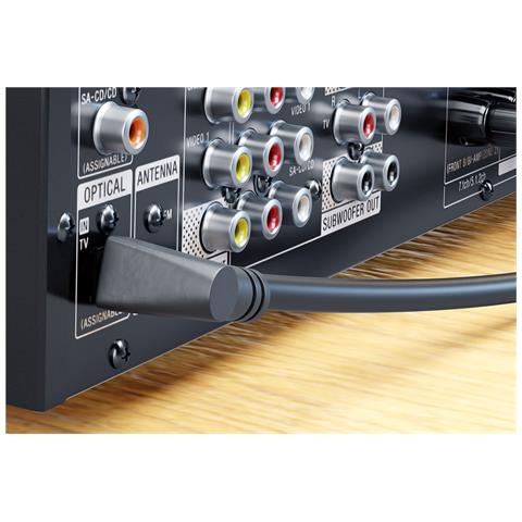 41594 cavo audio 1 m Toslink Nero - Foto 2