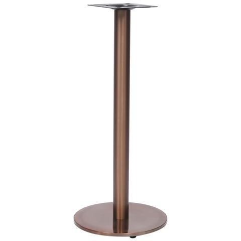 Lusso Casadino - Gamba Per Tavolino Da Bar Oro Ø45x107 Cm In Acciaio Inox - Foto 2