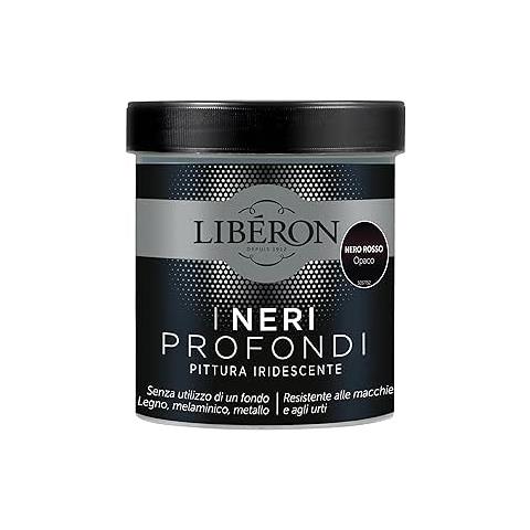 Pittura Iridescente I Neri Profondi Nuovo Nero Rosso Opaco 500ml - Foto 1