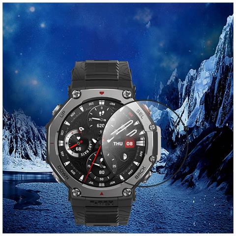 Pellicola Protettiva Per Schermo In Vetro Temperato Ad Alta Resistenza Per Amazfit T-rex 3 (confezione Da 2) - Foto 2