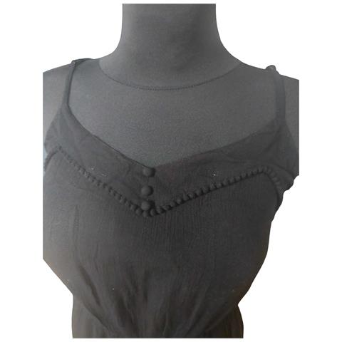 Promod Abito Al Ginocchio Comodo Elegante Senza Maniche Nero 36 - Foto 7