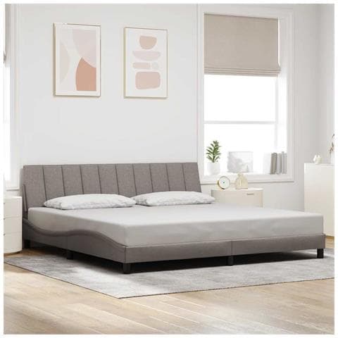 Giroletto senza Materasso Tortora 200x200 cm in Tessuto - Foto 2