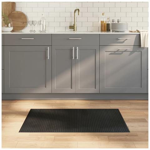 Tappeto Rettangolare Nero 60x100 cm in Bambù - Foto 2