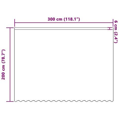 Tende con tende Bianco 500x100cm Poliestere - Foto 8