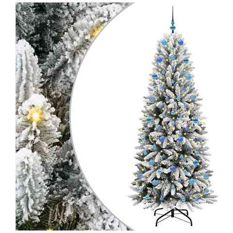 Albero di Natale artificiale con 300 LED Bianco 210 cm - Foto 1