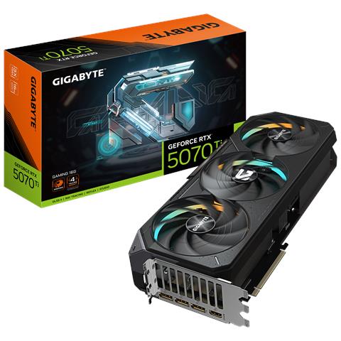 GeForce RTX 5070 Ti GAMING 16G 16 GB GDDR7 PCI Express 5.0 3 x Ventola - Foto 1