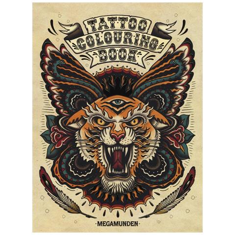 Megamunden - Tattoo colouring book. Ediz. illustrata - Foto 1