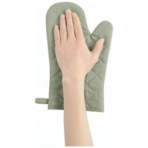 Set Di Guanti Da Forno E Presine In Cotone - Guanti Da Forno Resistenti Al Calore, Set Da 4 Pezzi Green - Foto 2