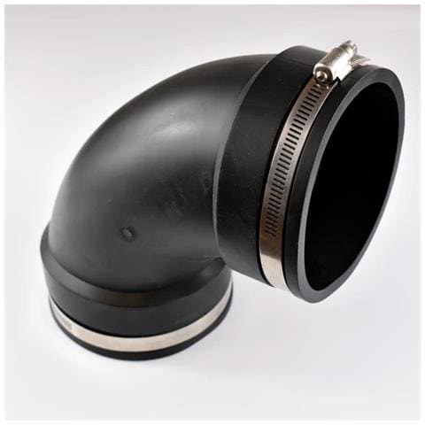 Giunto Flessibile Per Tubi  Gomito 90mm In Pvc Elastomer - Foto 1