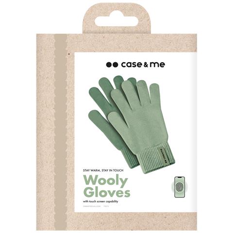 Wooly Gloves Guanti Unisex Verde - Foto 2