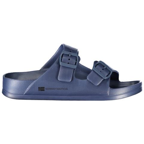 SCARPE DA UOMO BLU CON PANTOFOLE NORVEGIA 1963 - Colore: Blu, Taglia: 42 - Foto 1