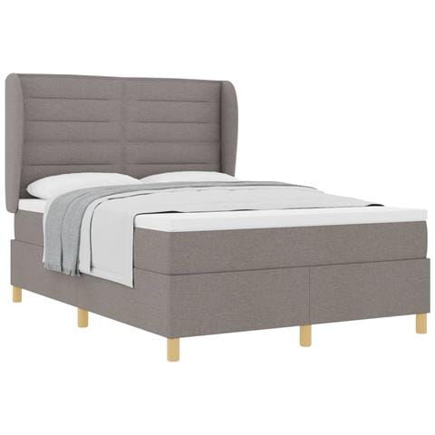 Letto a molle con materasso Talpa 200 x 140 cm Tessuto - Foto 1