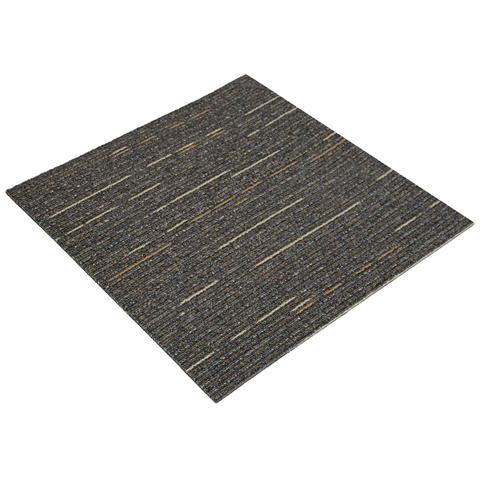 Piastrella per Tappeto Striato Marrone Chiaro 50 x 50 cm 20 pcs - Foto 1