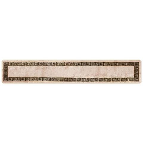Runner Tappeto MARSA Nero 50 x 300 cm Poliestere e PVC - Foto 1