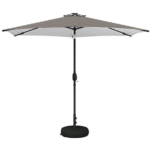 Parasol da Giardino con Luci LED 300 x 300 cm Poliestere - Foto 1
