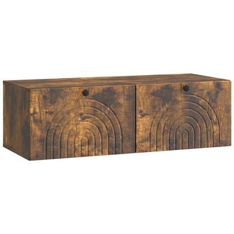 Mobile Porta TV da Muro Rovere Fumo 99 x 41 x 30 cm - Foto 1