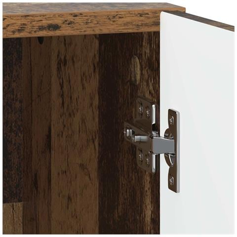 Armadio da Notte 2 pcs Legno antico 43 x 34,5 x 50 cm - Foto 9