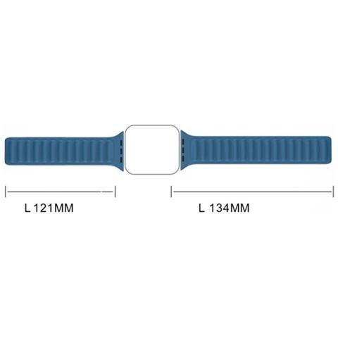 Bracciale Magnetico Per Orologio 7 7/8/9 45 Mm Bracciale Magnetico Rosso - Foto 1
