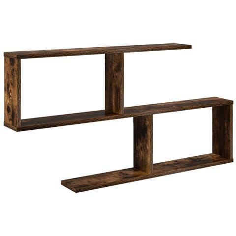 Scaffale da parete Rovere Fumo 100 x 12 x 50,5 cm - Foto 1