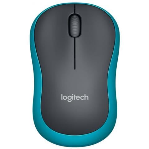 Mouse Wireless M185 Ottico 3 Tasti 1000 DPI Colore Nero e Blu - Foto 6