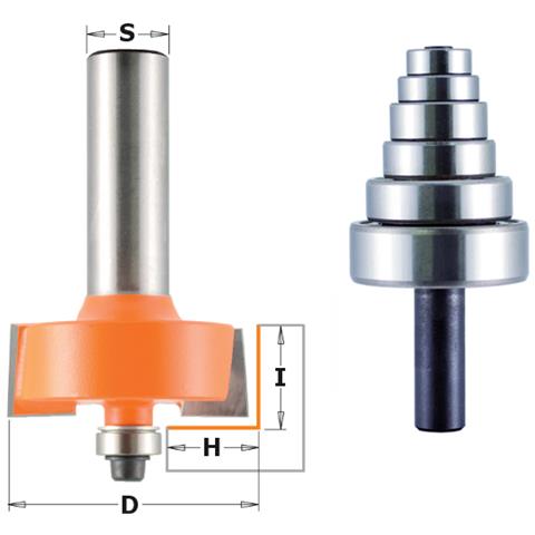 Kit Fresa A Gradino (0-12.7) Hw S=12 D=35x19 Dx 935.502.11 - Foto 1