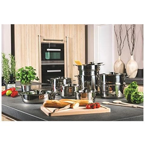Gourmet Batteria, 14 Pezzi, Acciaio Inossidabile 18/10 - Foto 2