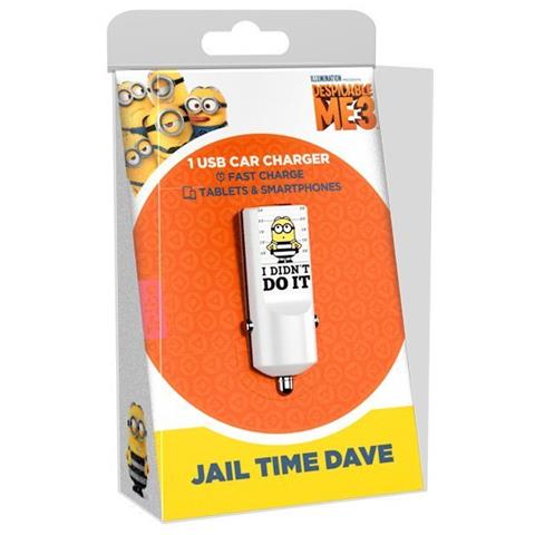 Caricabatteria da Auto Universale e Smartphone 2.4 A Colore Bianco - Foto 3