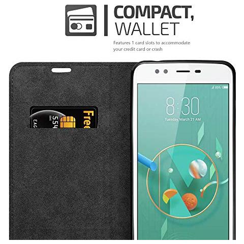 Custodia Compatibile Con Zte Nubia M2 Lite In Rosso Mela - Coperchio Protettiva Con Chiusura Magnetica, Funzione Stand E Tasca Per Le Carte - Foto 8