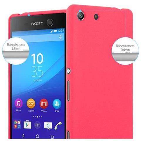 Custodia Compatibile Con Sony Xperia M5 In Frost Rosso - Coperchio Protettivo In Silicone Tpu Flessibile - Foto 10