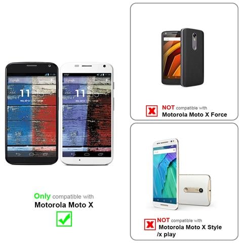 Custodia Compatibile Con Motorola Moto X In Argento - Coperchio Protettivo In Silicone Tpu Flessibile Con Design Spazzolato - Foto 8