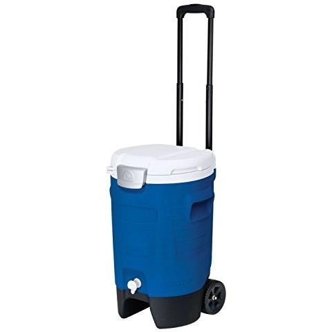 Sport 5 Gallon Roller Distributore Di Bevande Isolato Con Ruote, 18.9 Litro, Blu - Foto 1