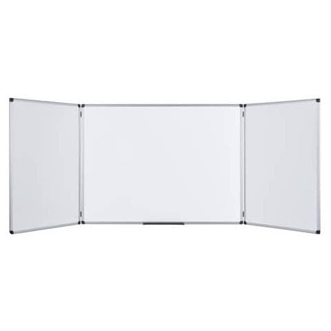 Lavagne Cancellabili Maya Trio Pieghevole Magnetica Bianca Smaltata 90x60 Cm. Bianco - Tr01030207170 - Foto 1
