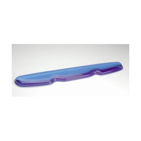 Wrist rest f / keyboard, Silicone, Blue, 455 x 80 x 22 mm - Foto 2