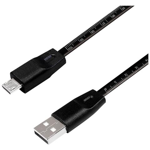 CU0158 cavo USB 1 m 2.0 USB A Micro-USB A Nero - Foto 1