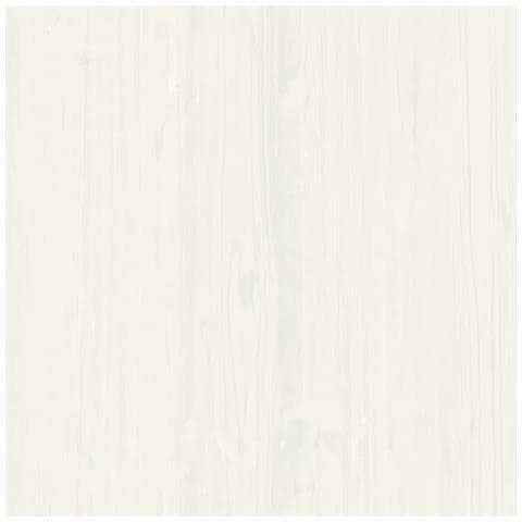 Comodino VIGO Bianco 42x35x42 cm in Legno Massello di Pino - Foto 8