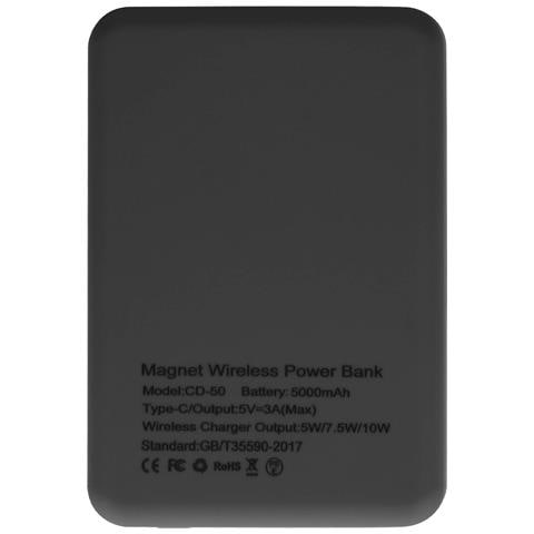 Batteria Esterna Magsafe 10w, 5000mah, Nero - Foto 2
