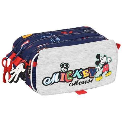 Portaoggetti Triplo Mickey Mouse Clubhouse Only One Blu Marino (21,5 X 10 X 8 Cm) - Foto 1