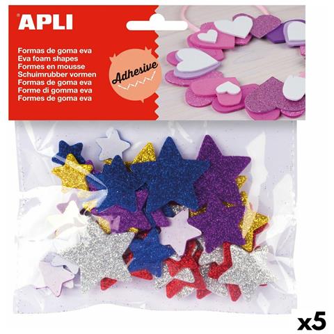 Materiale Per Lavori Fai Da Te Stella Multicolore Gomma Eva (5 Unità) - Foto 1