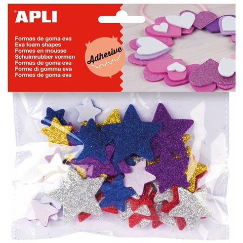 Materiale Per Lavori Fai Da Te Stella Multicolore Gomma Eva (5 Unità) - Foto 5