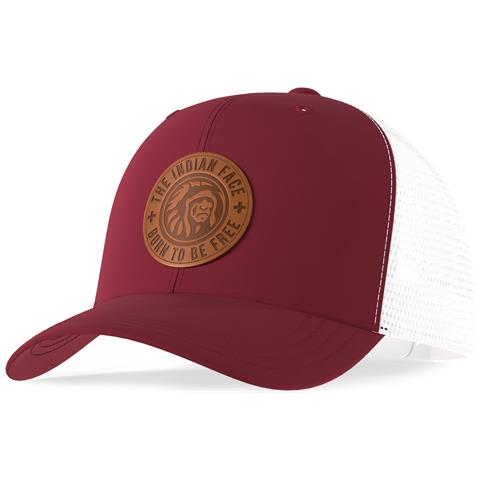 Tappo The Indian Face Born To Be Free Red / White - Foto 1