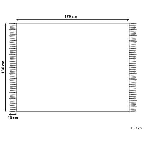 Coperta Somani Tessuto 130 X 170 Cm Multicolore - Foto 12