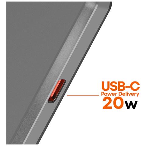 Batteria Esterna Per Iphone Magsafe 8000mah + Usb-c 20w Con Cavo Usb-c, Grigio - Foto 5