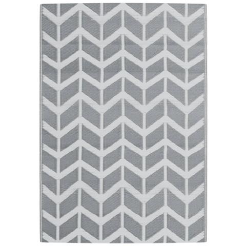 Tappeto Da Esterni Grigio 140x200 Cm In Pp - Foto 2