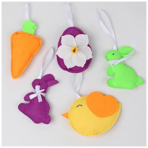 Wozloify Ornamenti Da Appendere A Forma Di Lepre, Ornamenti Da Appendere, 5 Pezzi - Foto 1