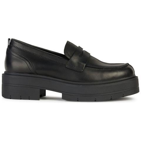 Spherica Ec7 Loafer Mocassino Pelle Di Mucca Scarpe Donna Nero Eu 40, D36vdi 00043 C9999 - Foto 2