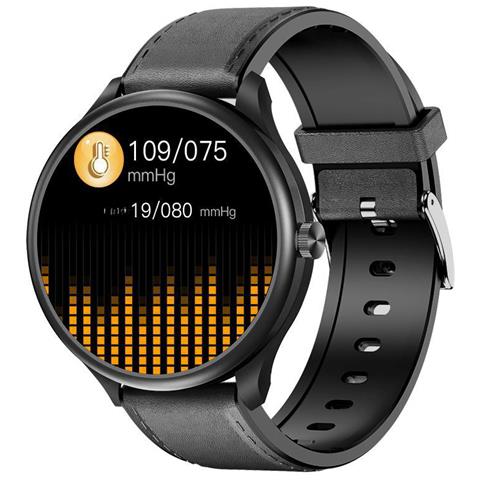 Smartwatch Con Chiamata Bluetooth, Monitoraggio Frequenza Cardiaca E Pressione Sanguigna, Ip68 Impermeabile Black - Foto 1