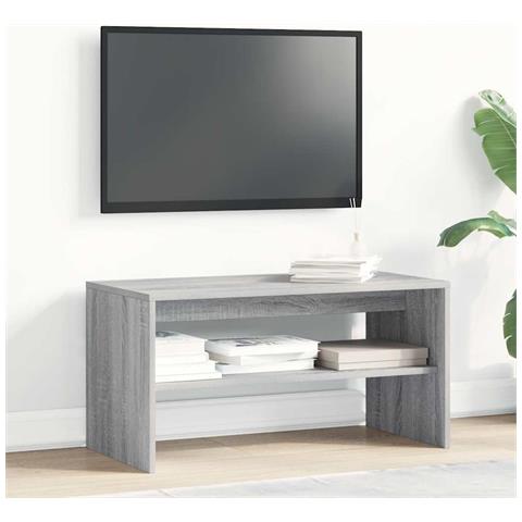 Mobile Porta Tv Grigio Sonoma 80x40x40 Cm In Legno Multistrato - Foto 3