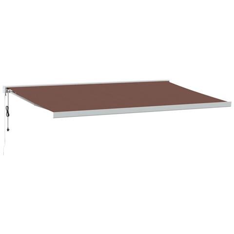 Tenda Da Sole Retrattile Automatica Marrone 500x300 Cm - Foto 2