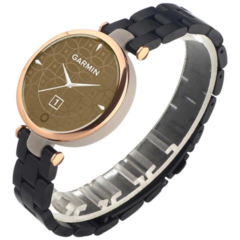 Cinturino Per Orologio In Acciaio Inossidabile Per Garmin Lily 3 Black - Foto 3